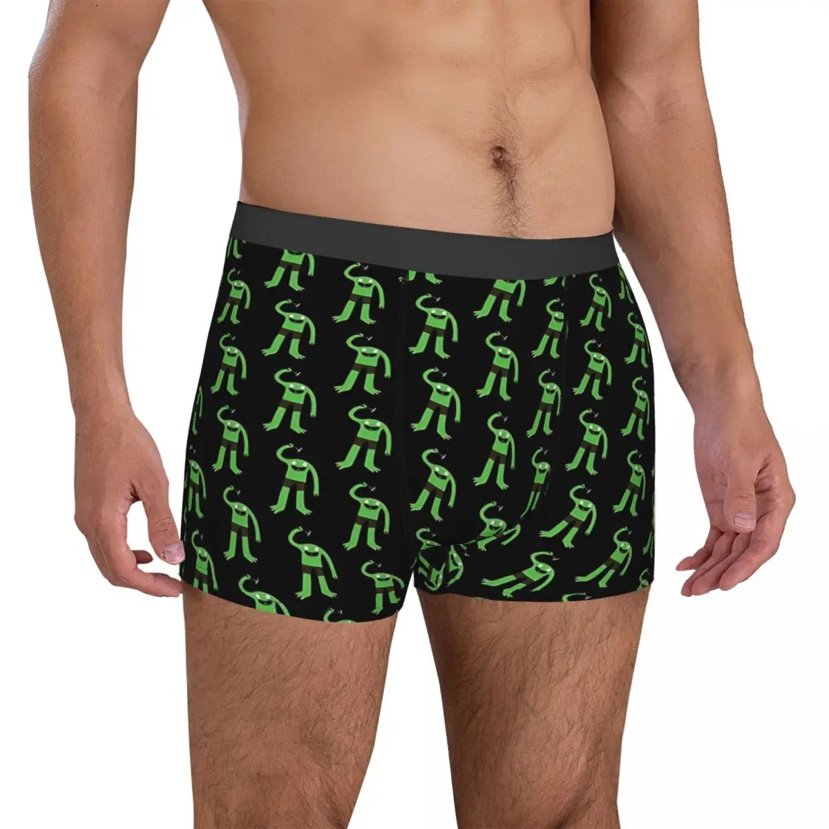 Smiling Friends Hello Ha Ha Underwear Pattern Trunk High Quality Male Underpants Comfortable Shorts Briefs Gift