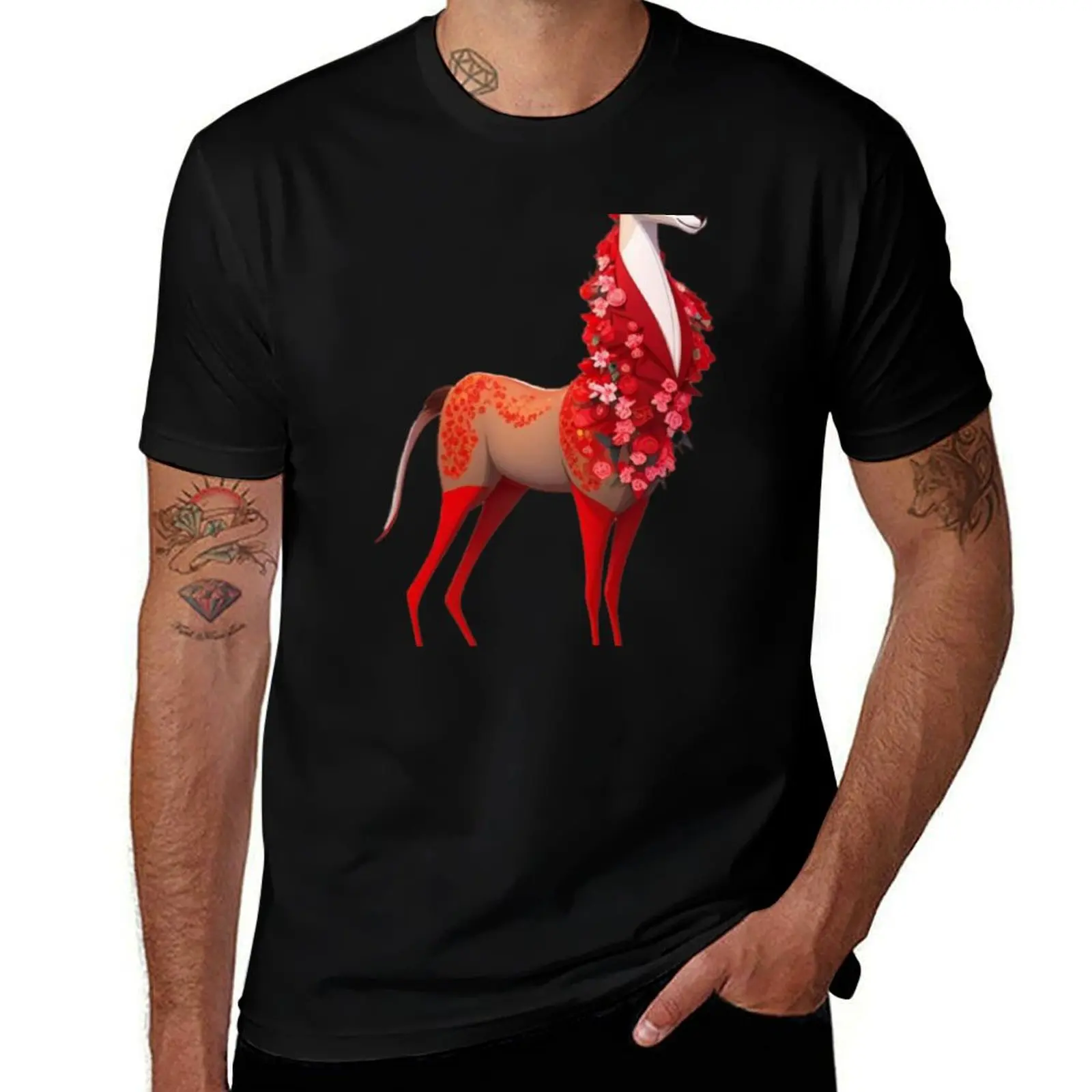 

Nimona Funny Gazelle T-Shirt Street Style Casual Tee Shirt