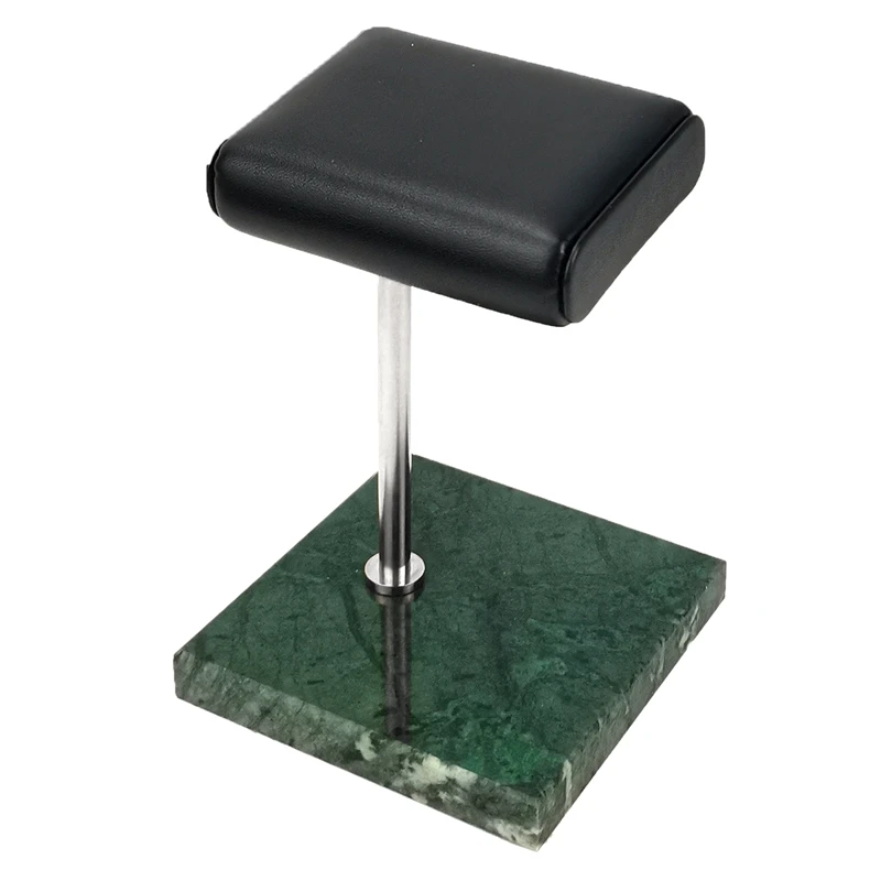 Green Marble Watch Bracelet Bracelet Display Stand, Leather Jewelry Storage Stand, Watch Stand