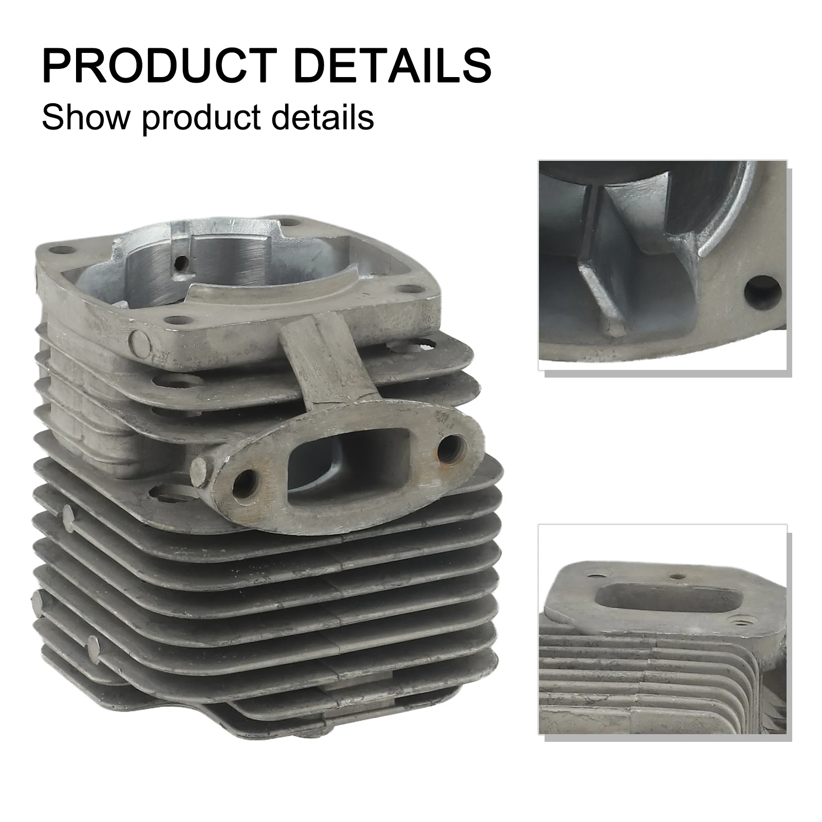 48mm Cylinder Assembly and For Piston Gasket Kit for 1E48F 48F 63CC 6300 2 Engine Motor Used in Drill Blower Brush Tools