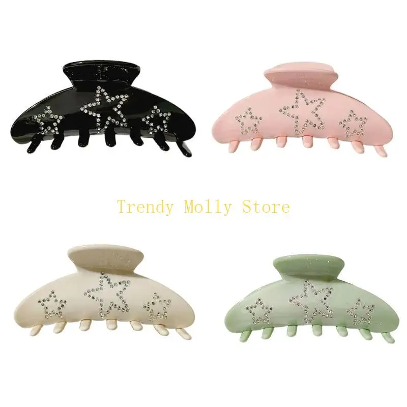 

N5KB Large Hair Claw Clip Star Decorations Hair Catch Hair Accessories for Women