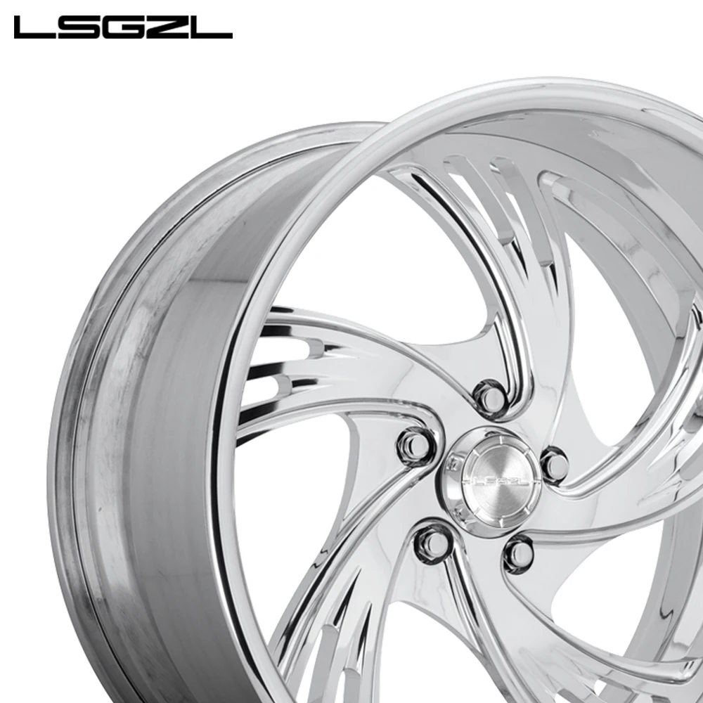 custom 17 18 20 22 24 26 inch forged alloy deep concave dish wheels for impala C10 jeep cherokee 6x139.7 Chrome truck wheel rim