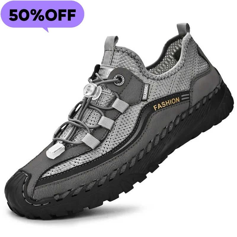 

Летние мужские дышащие сетчатые кроссовки 2026 года, повседневная обувь без кожи, размеры 38-46, дропшиппинг
