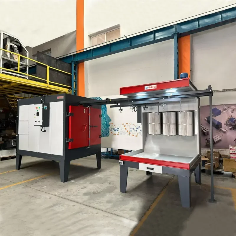 GookiiTech Professional Powder Coating Line Support High Temperature High-efficiency One-stop Spray Painting Line with CE