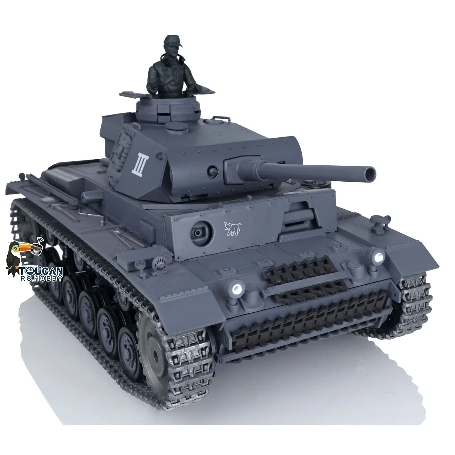 

Радиоуправляемый танк HENG LONG 1/16 Scale FPV 7.0 Panzer III L RTR, улучшенная версия, 3848 360 ° Радиоуправляемая машинка-трансформер TH17344-SMT4