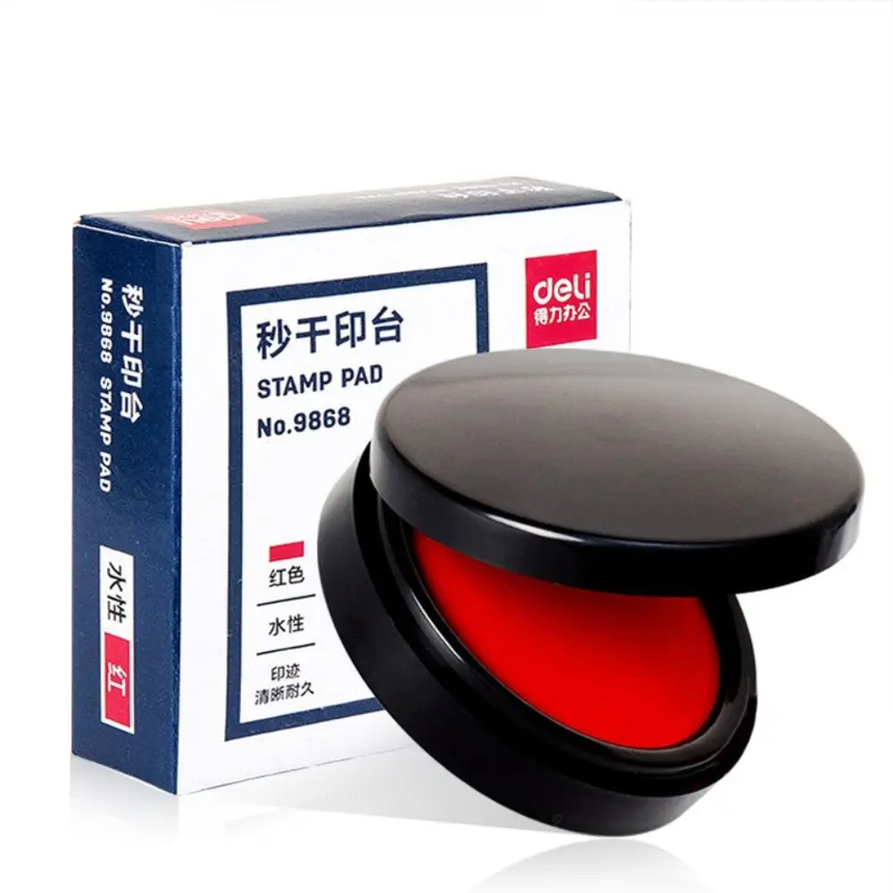 Art Decor Ink Pad Fingerprint Inkpad Red Stamp Pad Thumbprint Professional Finger Ink Pad