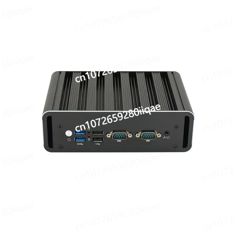 12Th Generation N100 Network Computer 2 LAN 2 RS232 RS485 Triple Monitor Type-C DDR5 Fanless Industrial Computer