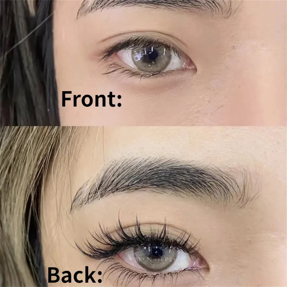 10 paar stekelige manga wimpers, anime cosplay wimpers, 14 mm natuurlijke heldere band, pop wimperpakket, perfect voor anime-fans