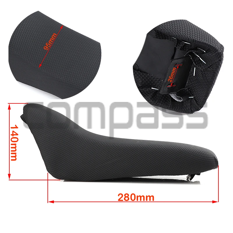 Motocross Accessories Apollo Orion Foam Seat 90 110 125 140cc 150cc 250cc Tunnel Seat Mud Pit Bike Foam Seat Cover Modification