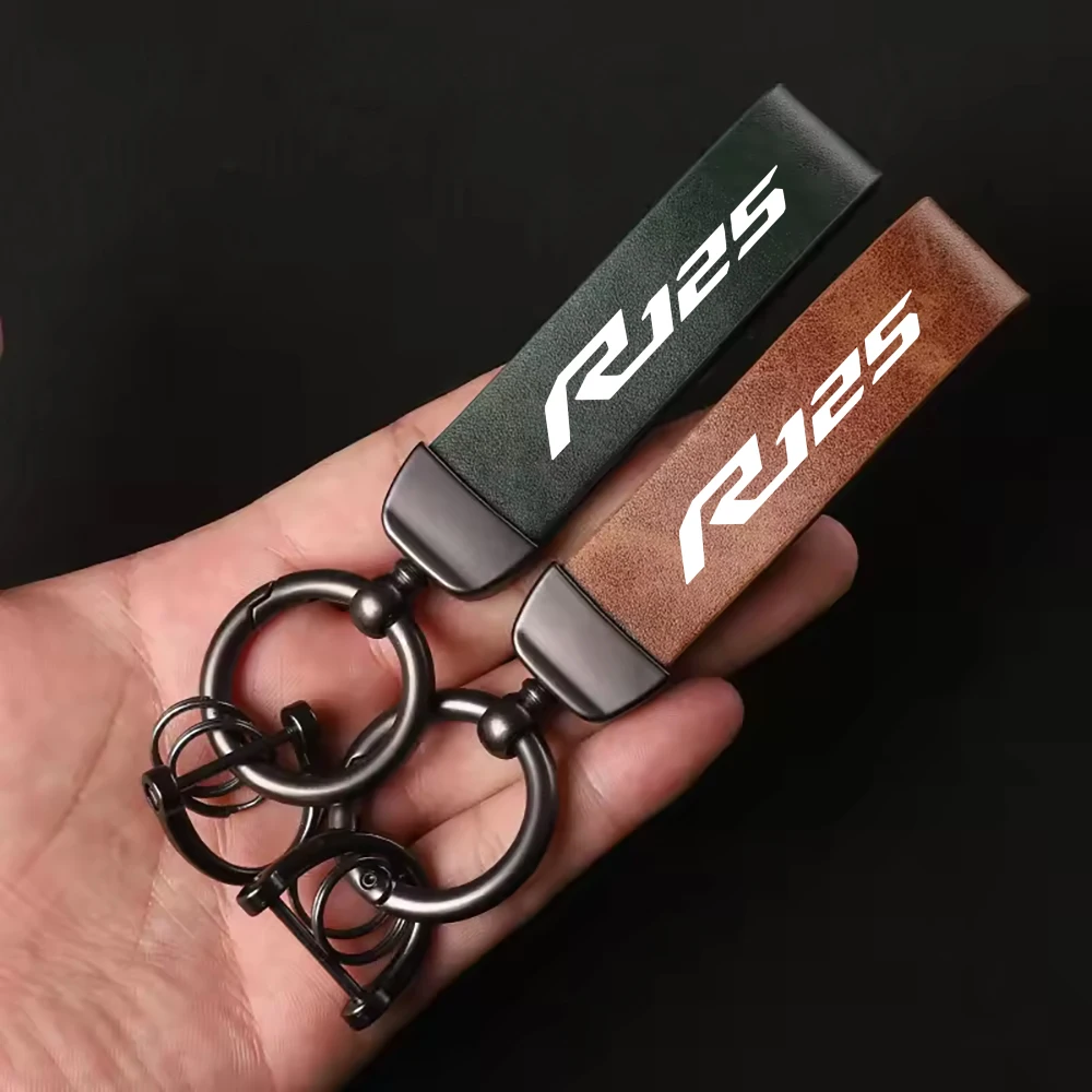 For Yamaha YZF-R7 YZF-R3 YZF-R6 YZF-R15 YZF-R25 YZF R7 R1 R1M R3 R6 R15 R25 R125 Motorcycle Keychain Key Ring Holder Vintage