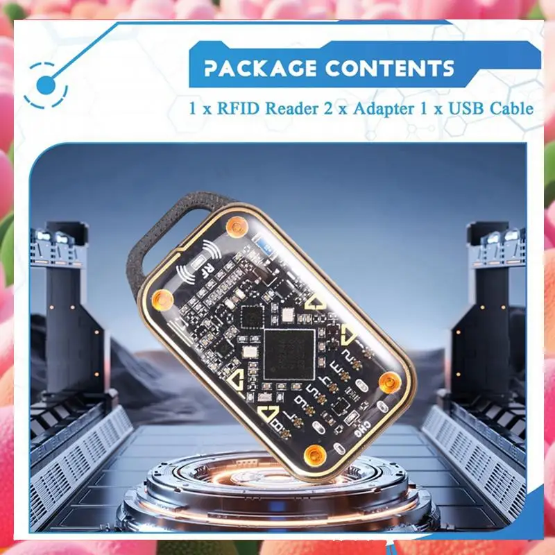 

Chameleon Ultra Upgrade Эмулятор RFID-карт + 3XCUID-брелок RFID Считыватель смарт-чипов 125K 13,56 МГц Дубликатор декодирования карт-ABJU
