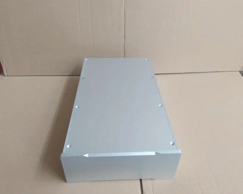 الفضة كامل الألومنيوم مكبر للصوت الضميمة ، Preamp الشاسيه ، PSU الحال ، لتقوم بها بنفسك ، 2309