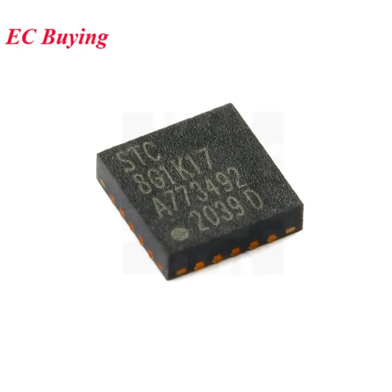 STC8G1K17 STC8G1K17-38I STC 8G1K17 QFN20 Enhanced 1T 8051 Microcontroller MCU IC Controller Chip 8G1K17-38I-QFN20