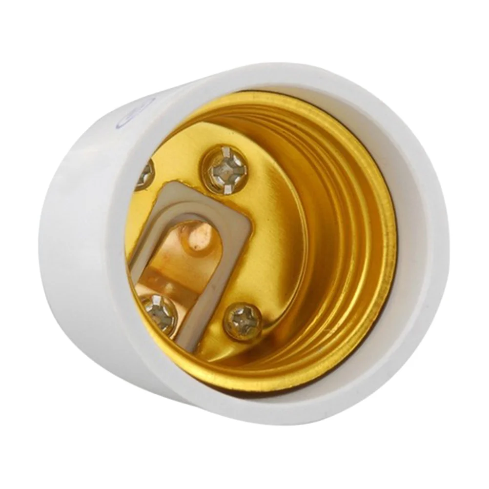 

2Pcs Gu10 to E27 E26 Light Bulb Socket Adapter Pbt Flame Resistant LED Base Lamp Converter Gu10 to E27/e26 Adapter