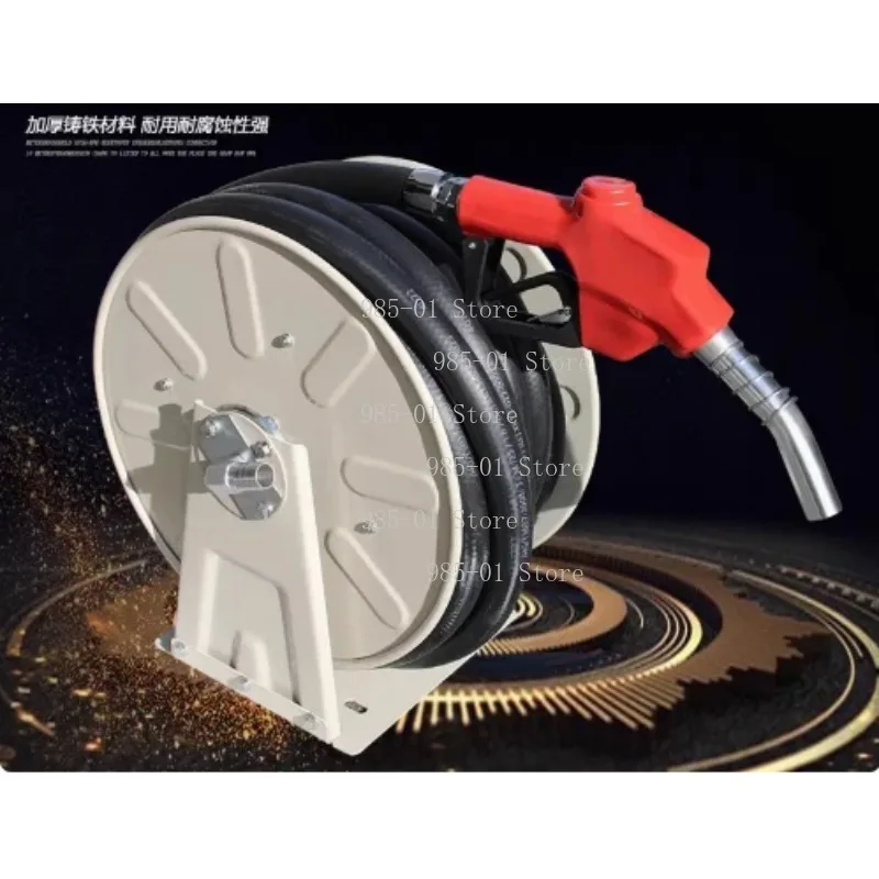 High pressure water pipe storage reel with automatic hose shrinkage, 15m tanker hose reel, inner diameter 19/25mm