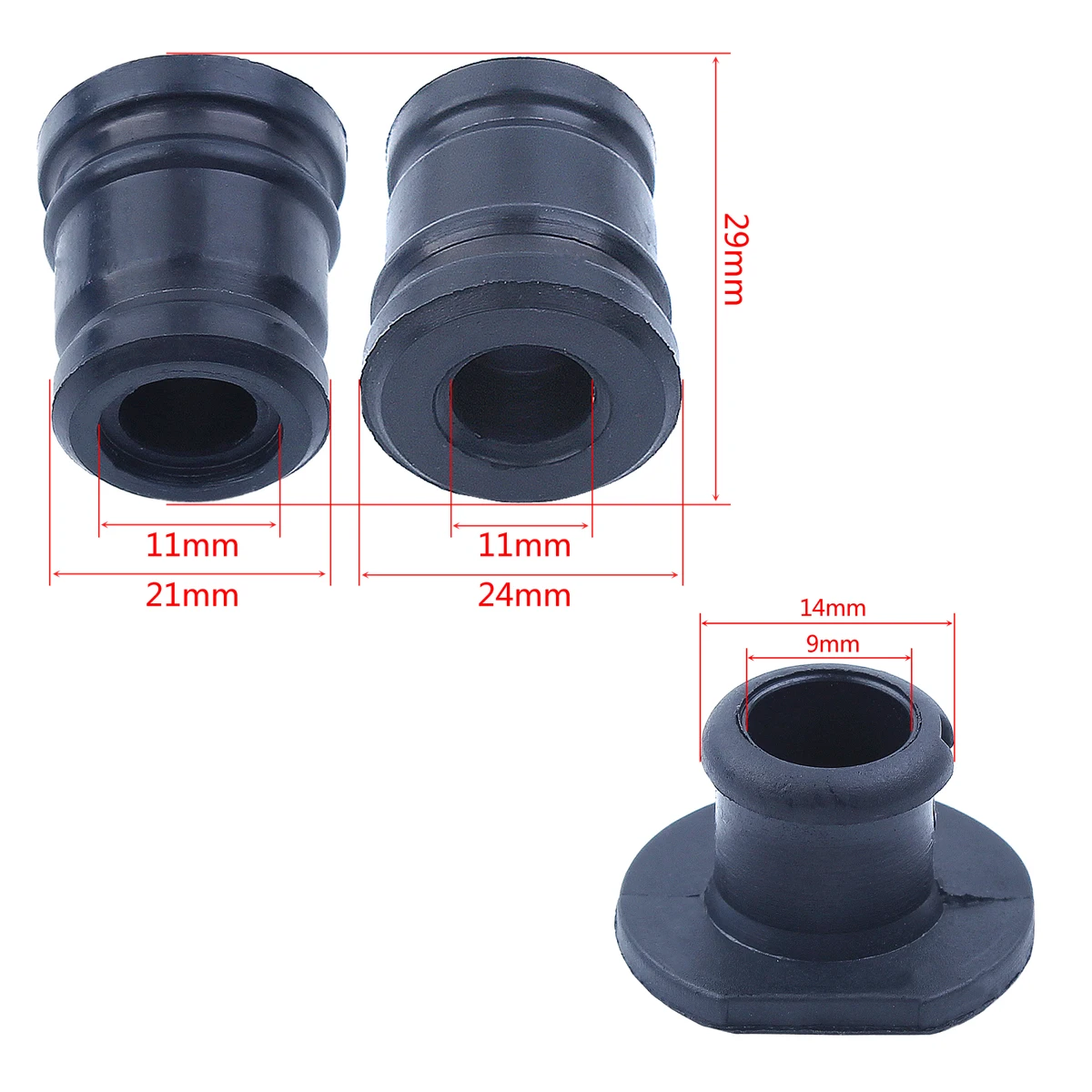 Anti Vibe anulare AV Buffer Mout con tappo a spina Kit tendicatena per Stihl MS170 180 MS 017 018 parti del motore del motore della motosega
