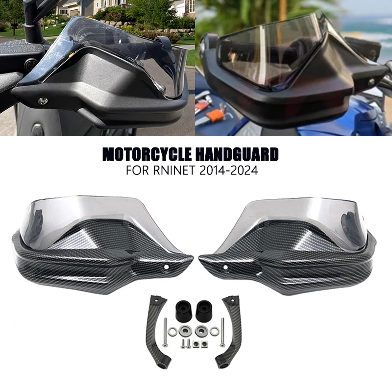 2024 New Handguards Hand Guard Protector Hand Protection Fit For BMW R NINE T R NINET R9T R 9 T Pure Racer Scrambler 2014-2023