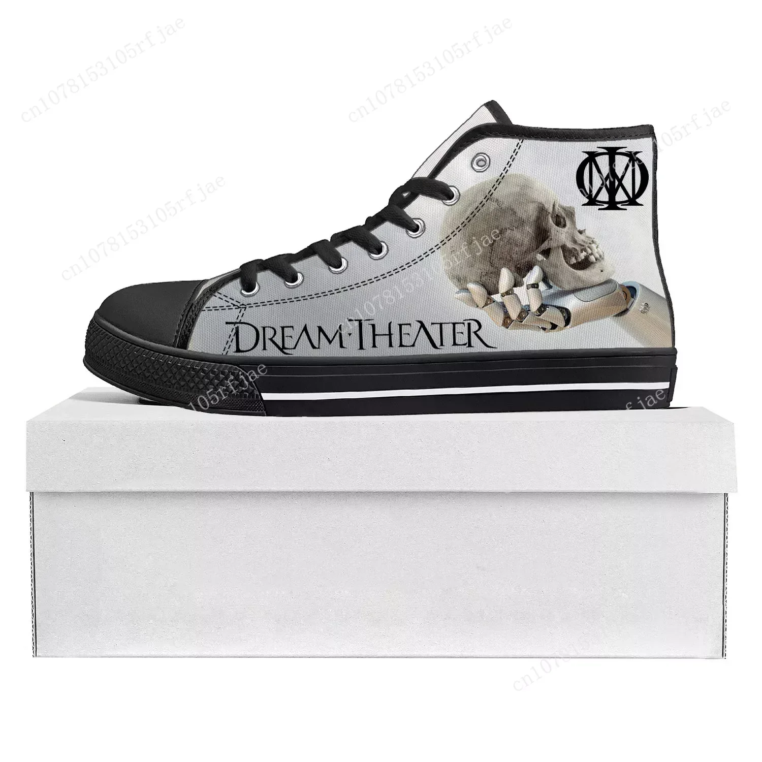 

Dream Theater Rock Band Music High Top High Quality Sneakers Mens Womens Teenager Canvas Sneaker Casual Couple Shoes Custom Shoe