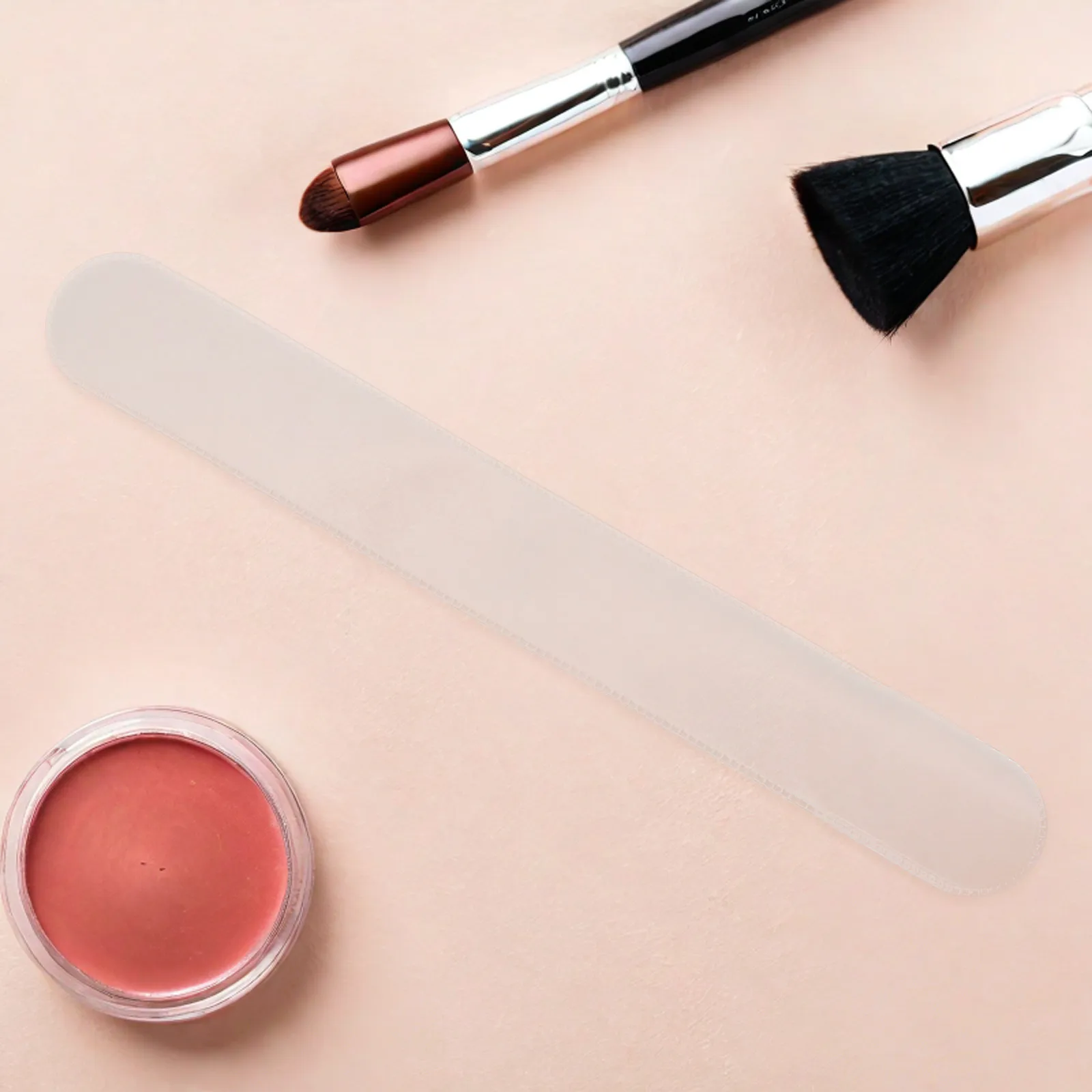 20Pcs Clear Eyeshadow Brush Sleeve Makeup Brush Protector Plastic Organizer Pen Guard Travel Accessories