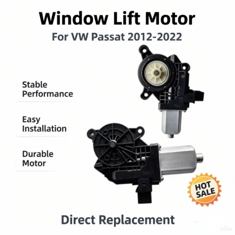 Car Window Lift Motor Fits VW Passat 2012-2022 OE 5K0959792A 5K0959793A 1Q0959701H 1Q0959702H 5K0959791C 5K0959792C, Plug & Play