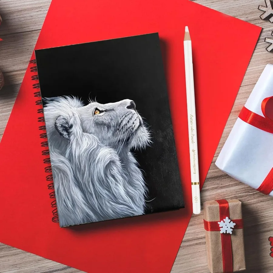 أقلام رصاص بيضاء اللون احترافية مكونة من 6 قطع لرسم أقلام رسم بيضاء لرسم التظليل ومزج الطباشير من أجل Be