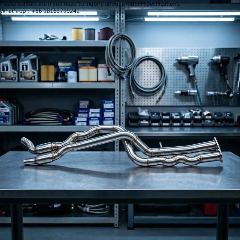

with Resonator for BMW S55 M2CS/M2 Competition F87 3.0T Performance Equal Length Midpipe ( 2.75'' SS304)