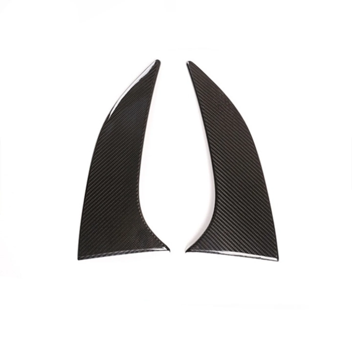 Genuine Carbon Fiber Rear Tailgate Triangle Panel Decoration Suitable for 2017 2018 2019 Alfa Romeo Stelvio