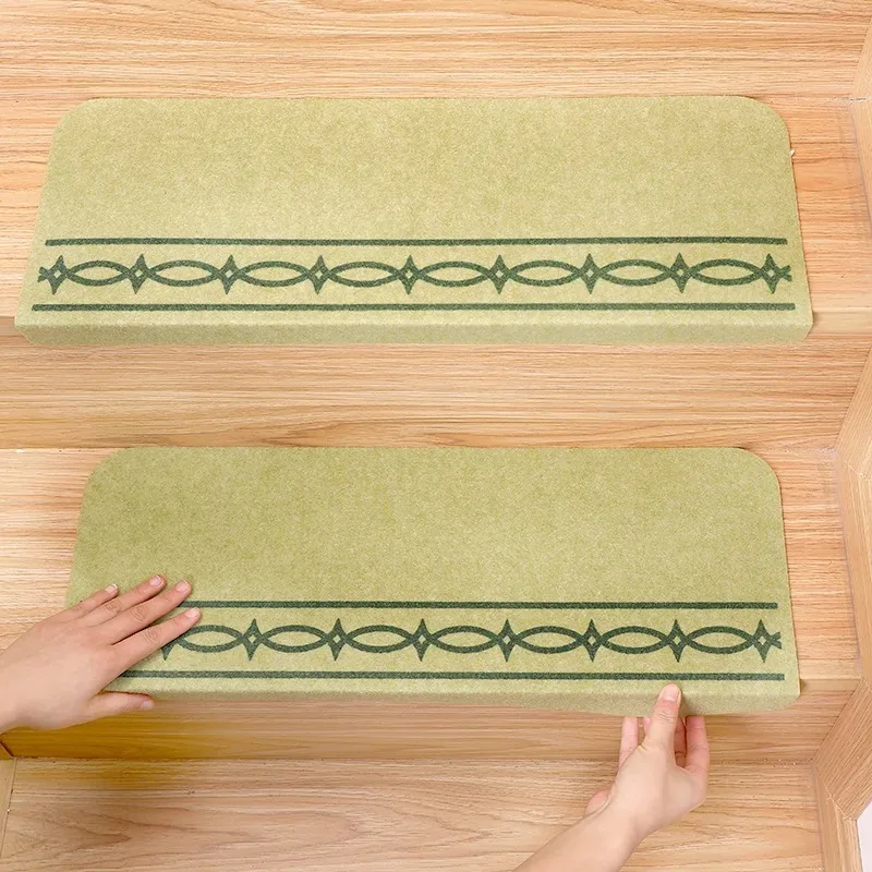 Stair Mat Stair Non-slip Mat Stair Carpet, Foot Stepping Mat, Anti-slide Mat 15 Pieces