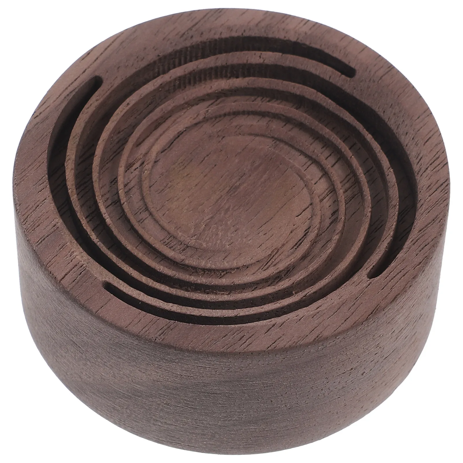 Car Essential Oil Diffuser Wood Creative Aromatherapy Diffuser Round Diffusing Wood for Car Interior Diffusing Adornment