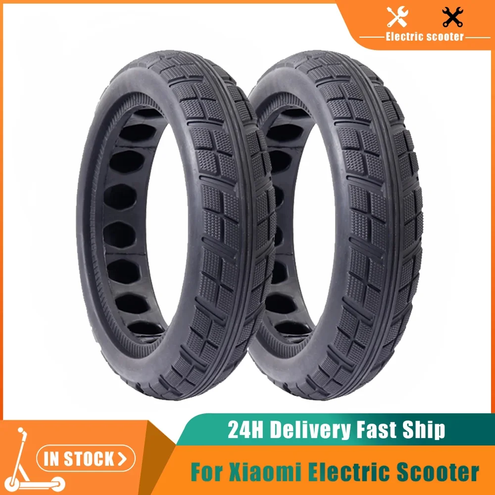 Durable Solid Tire 8 1/2x2 Rubber Tyre For Xiaomi M365 Electric Scooter 8.5 inches Anti-slip Non-Pneumatic Wheels Replacement