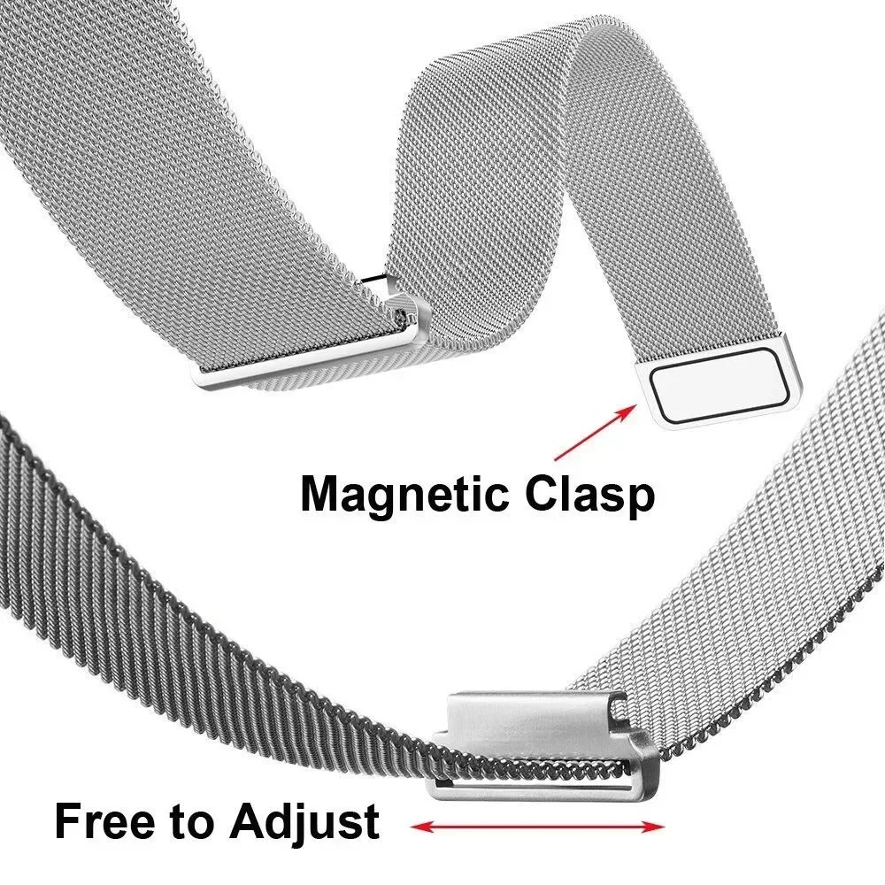 Ремешок для часов Omega X Swatch Joint MoonSwatch, миланская петля, 20 мм, 22 мм, ремешок для часов Amazfit Bip 6 5 3 3Pro/GTR GTS 4 3 2 2 Mini 47 мм