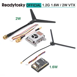 FPV 장거리 레이싱 드론용 VTX 전환 가능 비디오 송신기 전송 모듈, 1.2G, 1.2GHz, 2W, 25mW, 2000mW, 1600mW, 1.6W