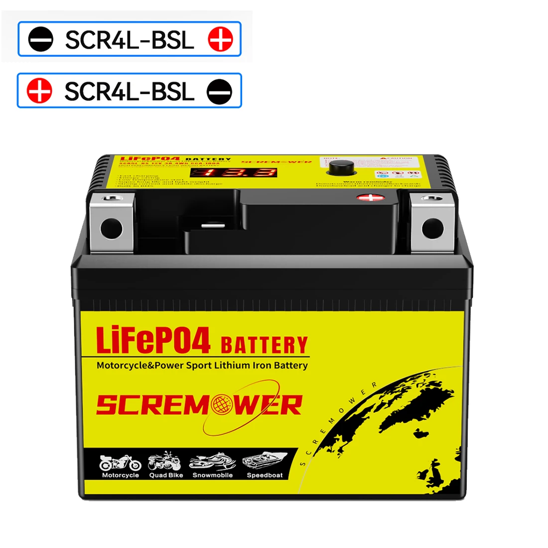 

5L-BS Lithium Motorcycle Battery,3Ah,180 CCA,Lightweight&Long-Lasting,High Performance Rechargeable Battery for Motorcycle