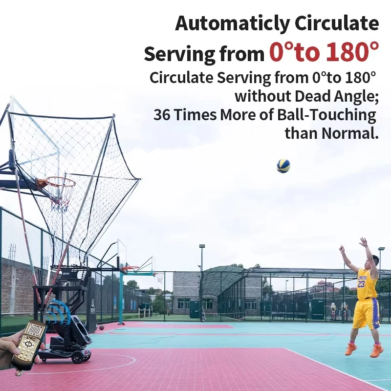 SIBOASI Factory Direct Remote and APP Controlled Basketball Training Equipment-Gun Machine