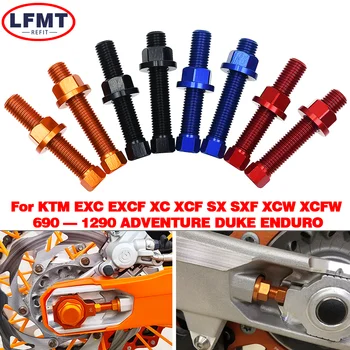 Śruba regulacyjna łańcucha M10x50 CNC do KTM EXC EXCF SX SXF XC XCF XCW TPI Six Days 125 150 200 250 300 350 400 450 500 530 2007-2023
