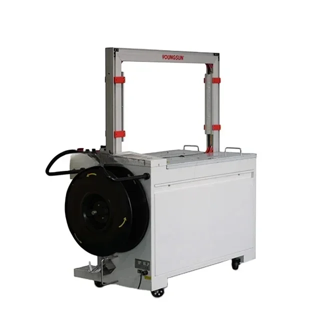 

Tunnel wrapping machine automatic strapping machine portable baling 800*600mm carton box with PP band tape