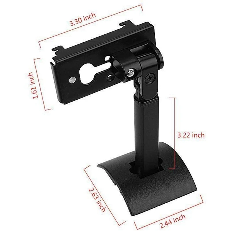 5X Surround Speaker Wall Mount Ceiling Bracket Stand Swivel Mount Hanging Stand For UB-20 Series II