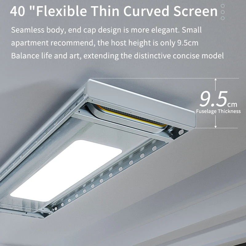 Smart Electric Ceiling-Mounted Balcony Clothes Drying Rack 45kg Automatic Lifting  Remote Control Telescopic Aluminum view 4