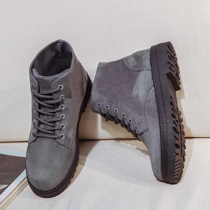2025 Winter New Fashion Women's Boots Thickened Warm Cotton Shoes Suede Thick Soled Non-slip Woman Sneakers Casual Snow Boots image 6