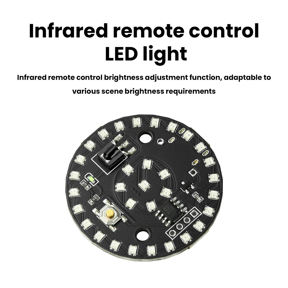 Infrared Remote LED Light 9 Color Constant Brightness ModesType-C USB Powered DIY model lighting,night lights, decorations lamp