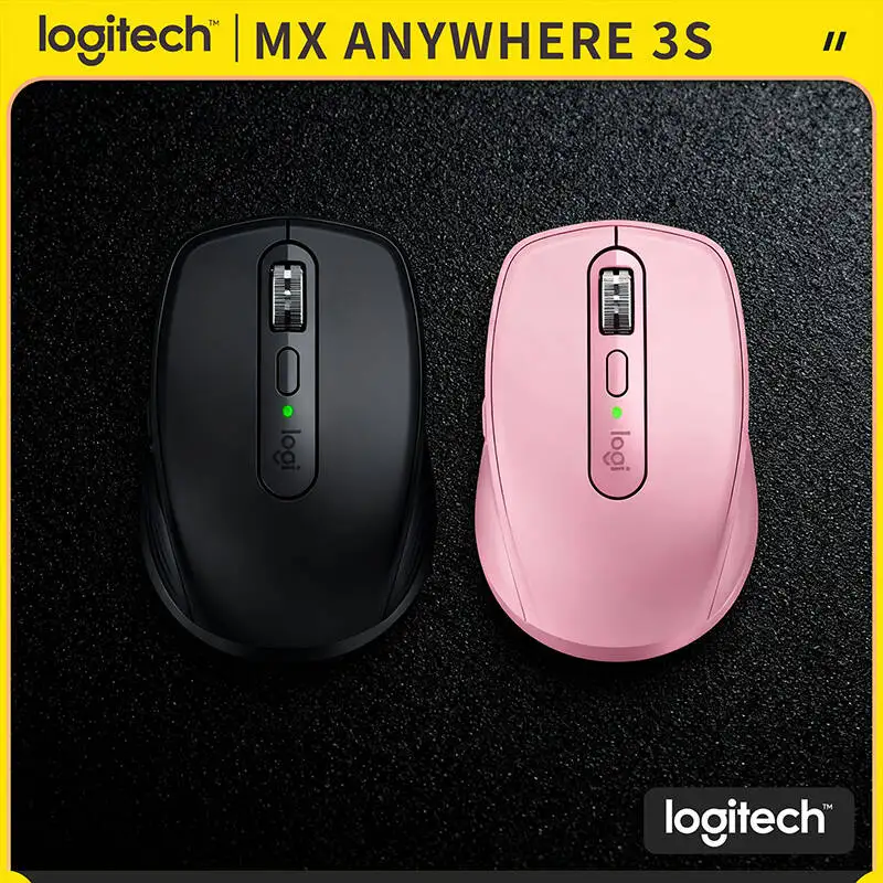 

Logitech MX Anywhere 3S Creator Mouse - 8K DPI, Hyper-Scroll, Silent Click, 3-Device Bluetooth for Campus Design Studio
