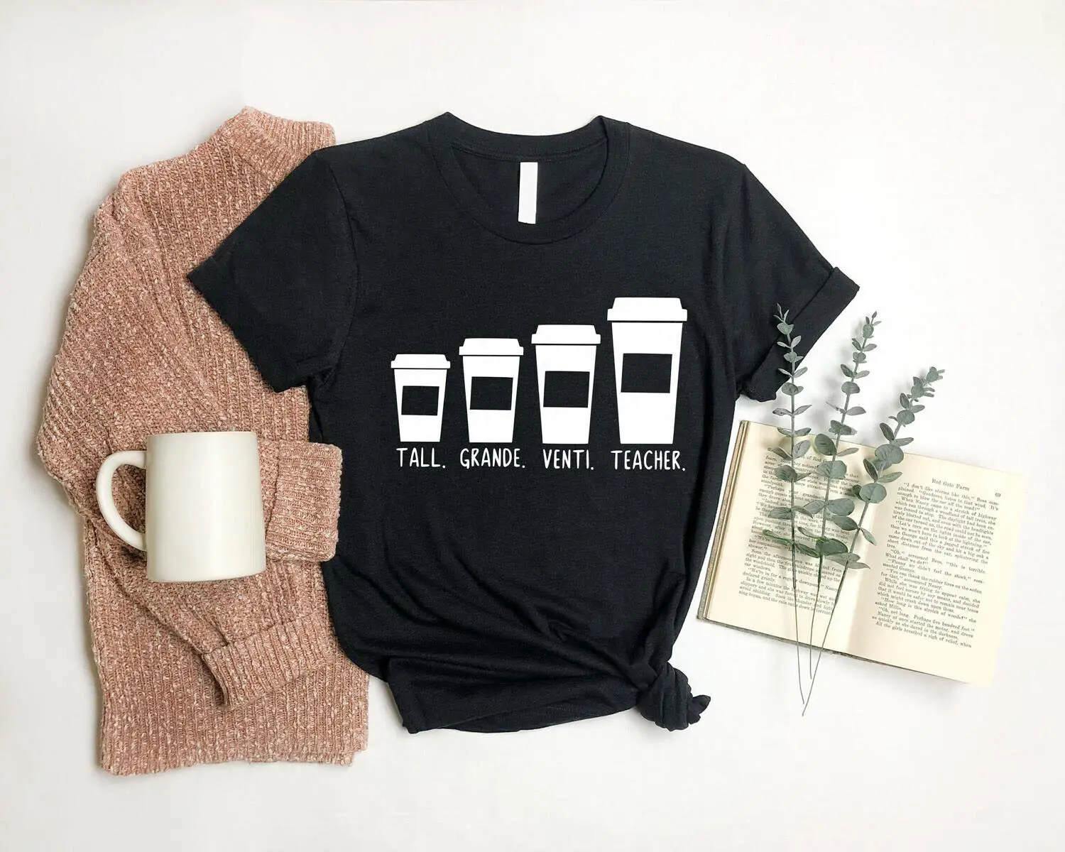 

Coffee Themed Teaer T-shirt, Tall Venti Teaer T-shirt