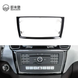 Car Center Console Air Conditioning CD Panel Cover Trim Sticker For Mercedes Benz ML X166 GLE W166 GL GLS W166 Car Accessories