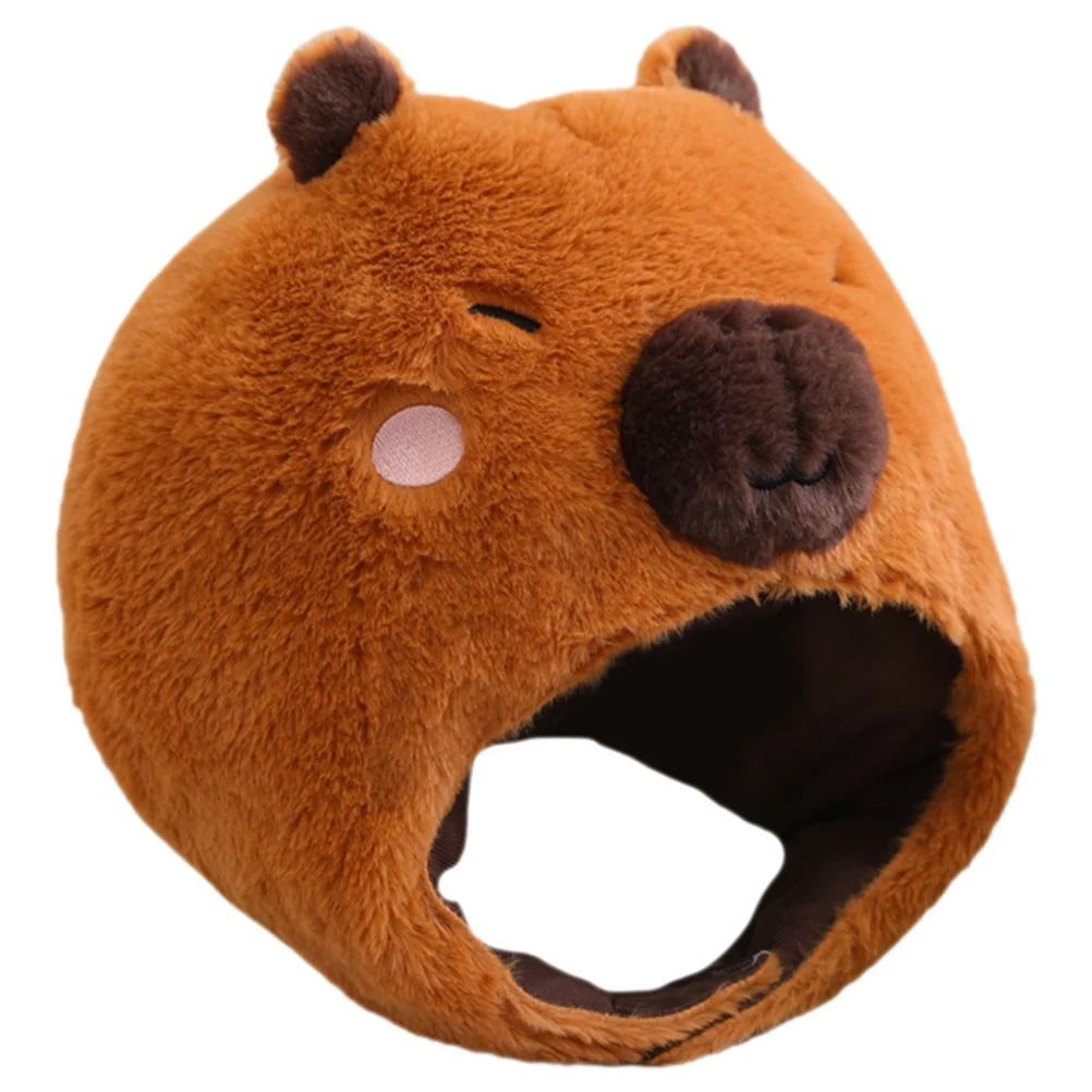 Hat Plush Animal Hats for Women Adults Party Costume Headwear Photo Shoots Carnival Halloween Cosplay Event Fun