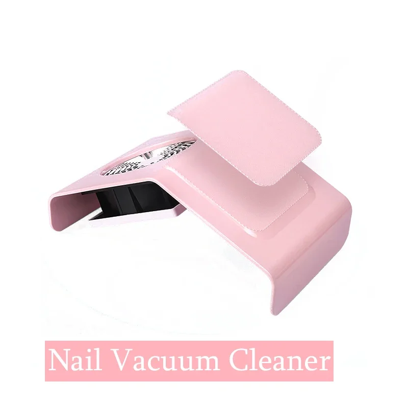 Nail Dust Vacuum Cleaner Nail Dust Collector Fan Vacuum Cleaner Manicure Machine With Filter Strong Power Nail Art Tools