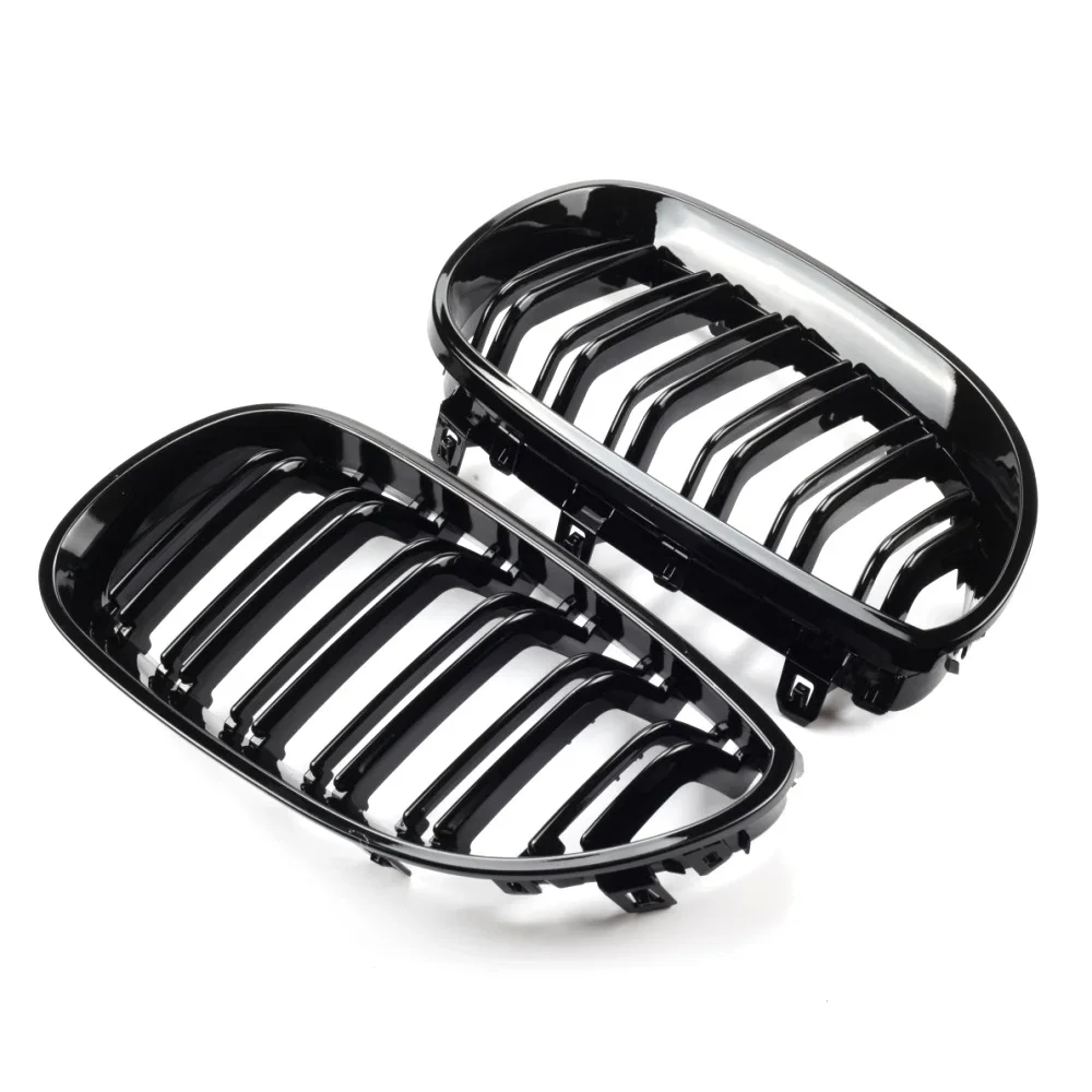 Grelha de Rim para-choques dianteiro, Malha para Grelha, Linha Dupla, Kit de Corpo de Reajuste, BMW E60, M5, E61, 520i, 545i, 550i, 535i, 2003-2010,