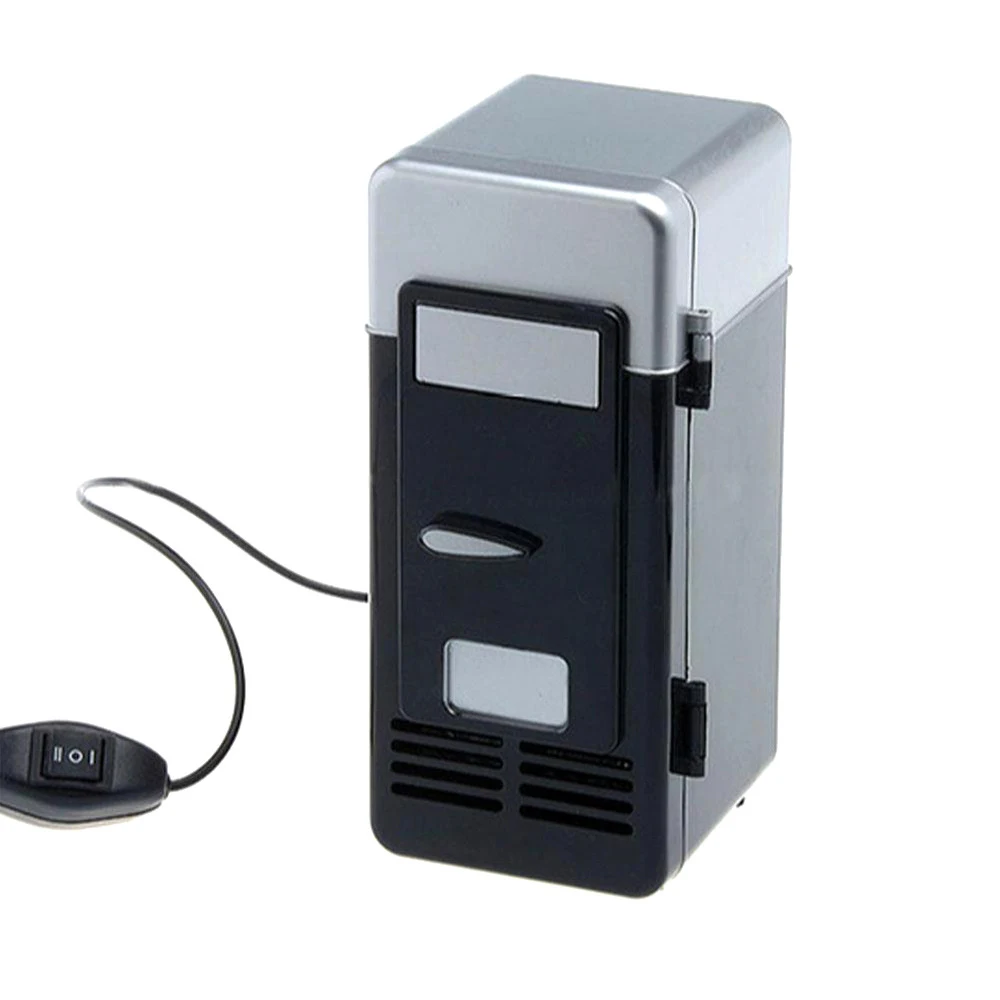 USB-Kühlschrank, tragbarer Kühler, Mini-Getränkebecken, Kühler/Wärmer für Auto, Laptop, PC, Computer, Schwarz, Rot, Farbe 2025,