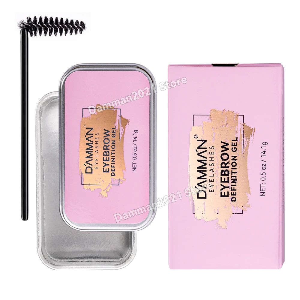 Damman 1 Stuks Driedimensionale Wenkbrauwen Lamineren Transparante Wenkbrauwen Styling Gel Waterdichte Wenkbrauw Instelling Gel Makeup Tools