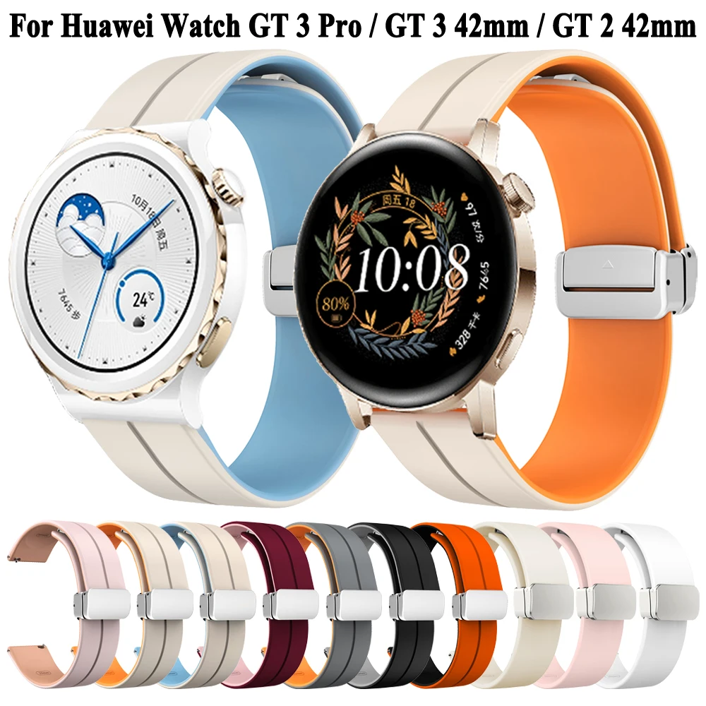 Dames 20 mm smartwatch armband horlogeband compatibel met Huawei GT3 pro 43 GT2 42 Garmin Venu Forerunner 165 band polsband