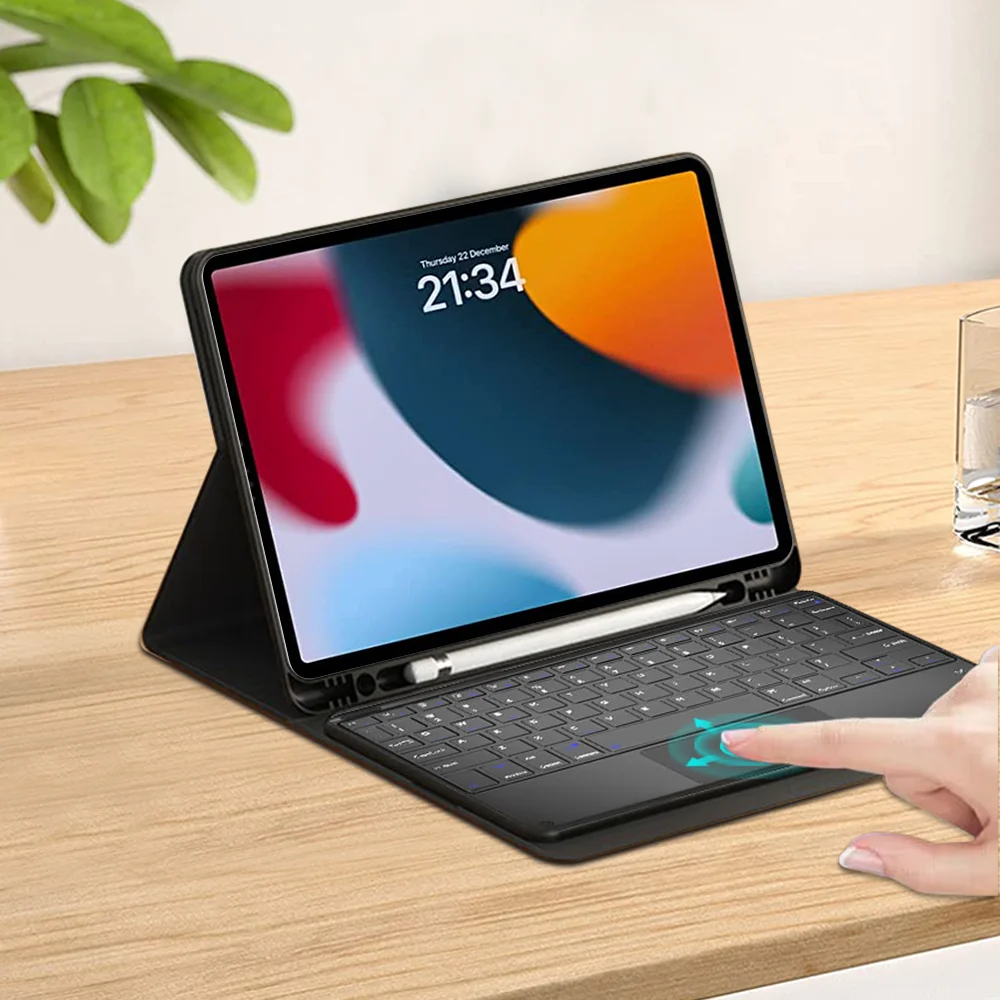 

Magic Keyboard Case for iPad Pro 12 9 11 iPad 10th 10.9 9th Generation 10.2 Air 5 10.9 Inch Mini 6 2022 Bluetooth Keyboard Cover